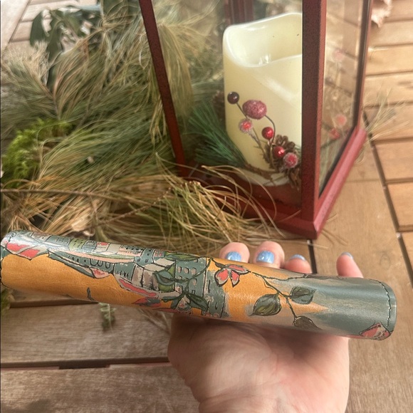 Patricia Nash Floral Wallet - Green and Yellow - Picture 3 of 5